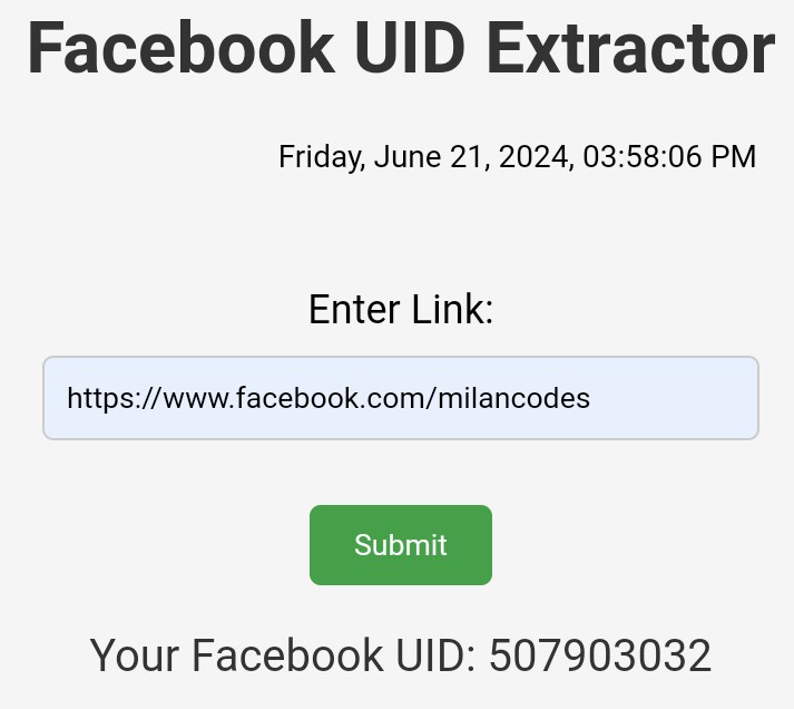 facebook uid